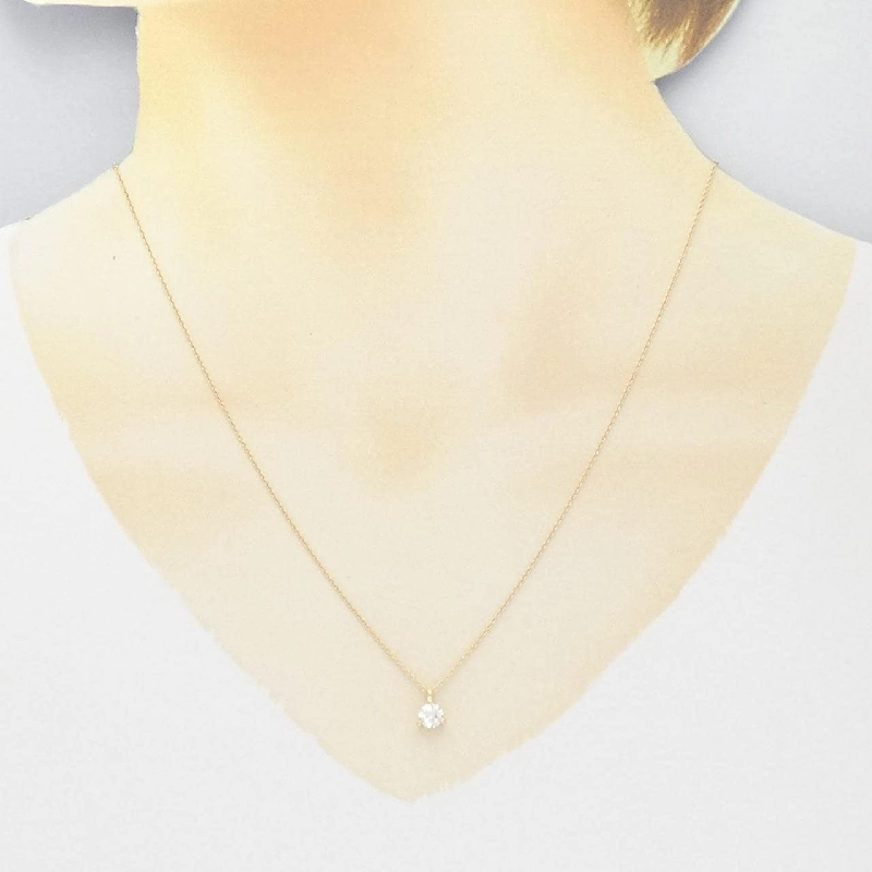 Dây chuyền kim cương K18YG 0.324CT H VS2 EXT - Hàng hiệu Chính hãng 880178