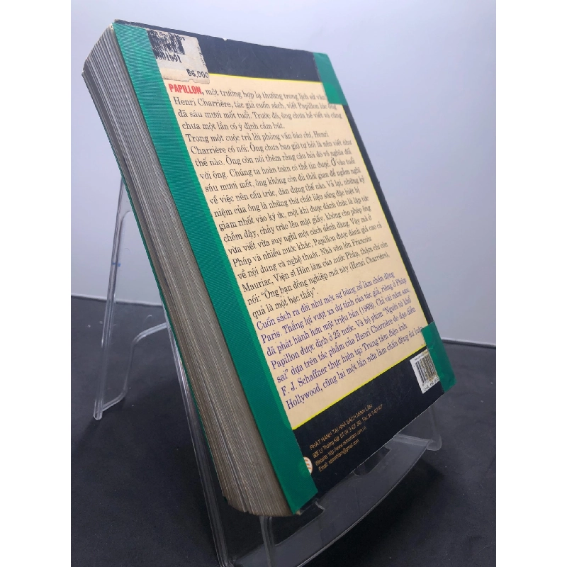 Papillon Người tù khổ sai 2007 mới 70% ố bẩn nhẹ bụng sách bìa gia cố viết xanh vài trang Henry Charriere HPB1107 VĂN HỌC 923205