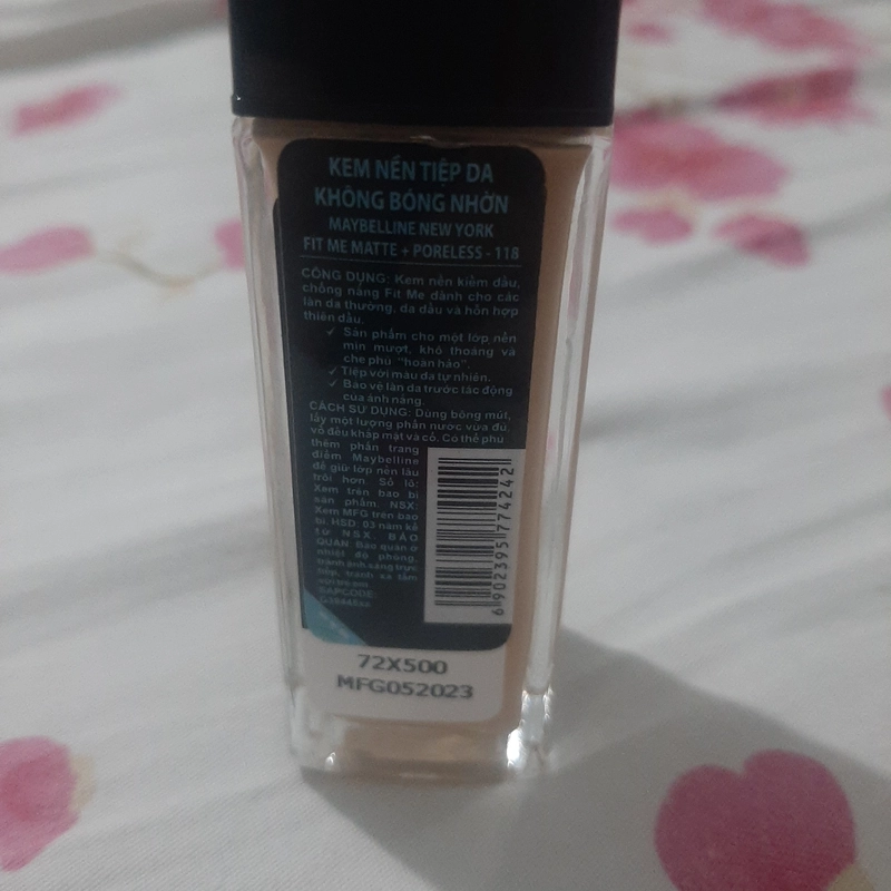 Kem nền Maybelline Fit me 16h - 118 new 80%  326958