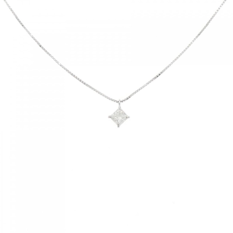 K18WG Solitaire Dây chuyền kim cương 0.310CT - Hàng hiệu Chính hãng 861067