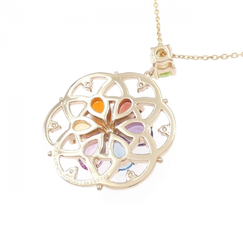 K18PG Mặt dây chuyền đá màu - Hàng hiệu Chính hãng 857952