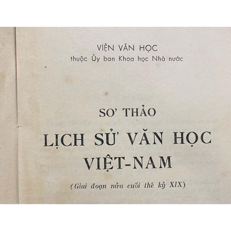 Sơ thảo lịch sử văn học Việt Nam - Xb lần I năm 1964 525102