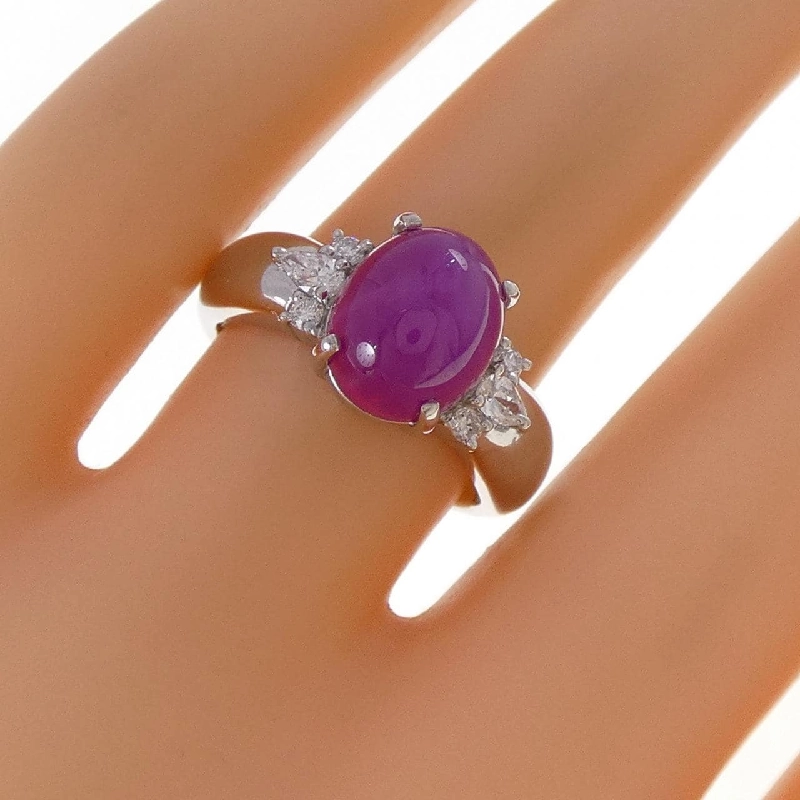 Nhẫn Ruby tổng hợp Clé Sainbelle 3.60CT - Hàng hiệu Authentic 835739