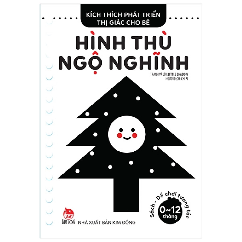 Kích Thích Phát Triển Thị Giác Cho Bé - Từ 0-12 Tháng - Hình Thù Ngộ Nghĩnh (2021) - Little Shadow 743725
