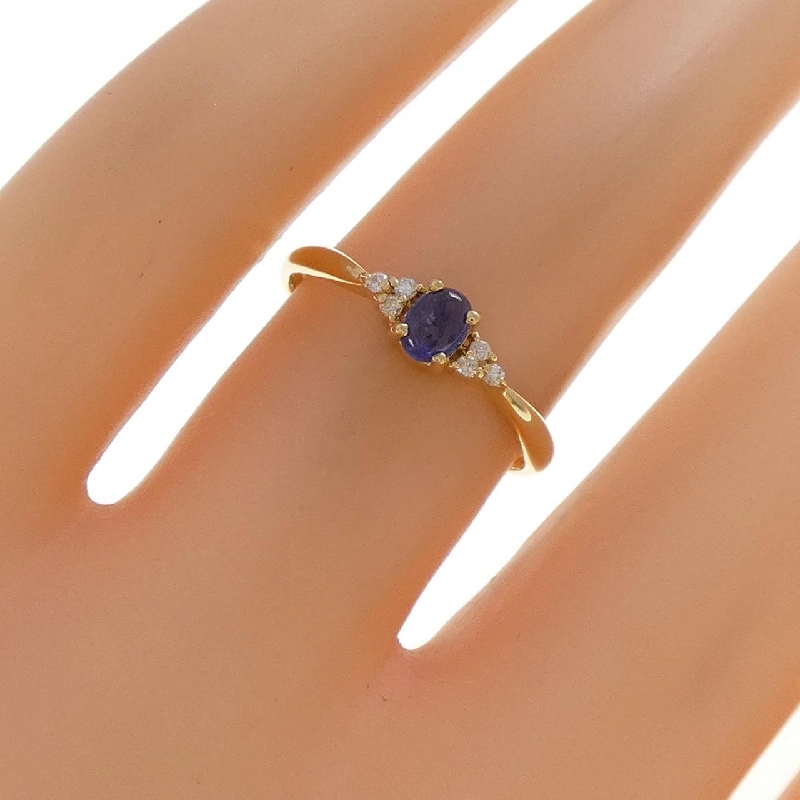 Nhẫn Sapphire K18YG - Hàng hiệu Chính hãng 852834