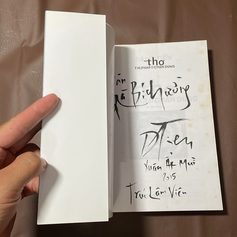 [Thủ Bút Tác Giả] - II Tựa sách: Thơ _ Thi Pháp Và Chân Dung - Đặng Tiến - 2009 523185