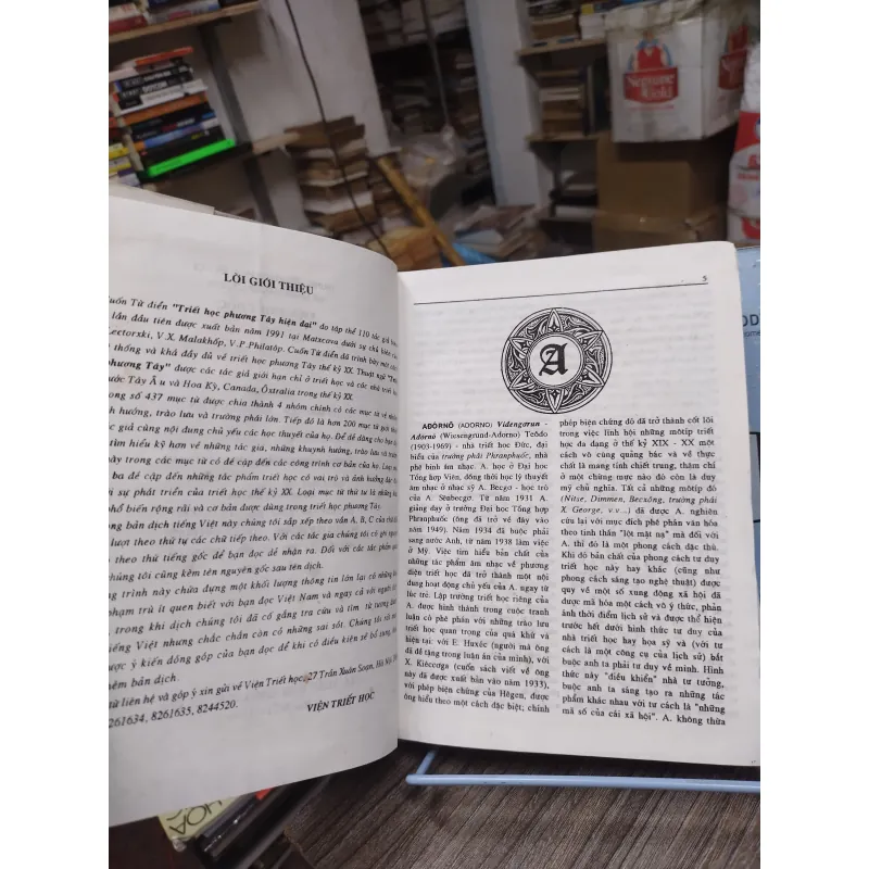 Sách: Triết học Phương Tây hiện đại - Từ Điển (A1) 721001