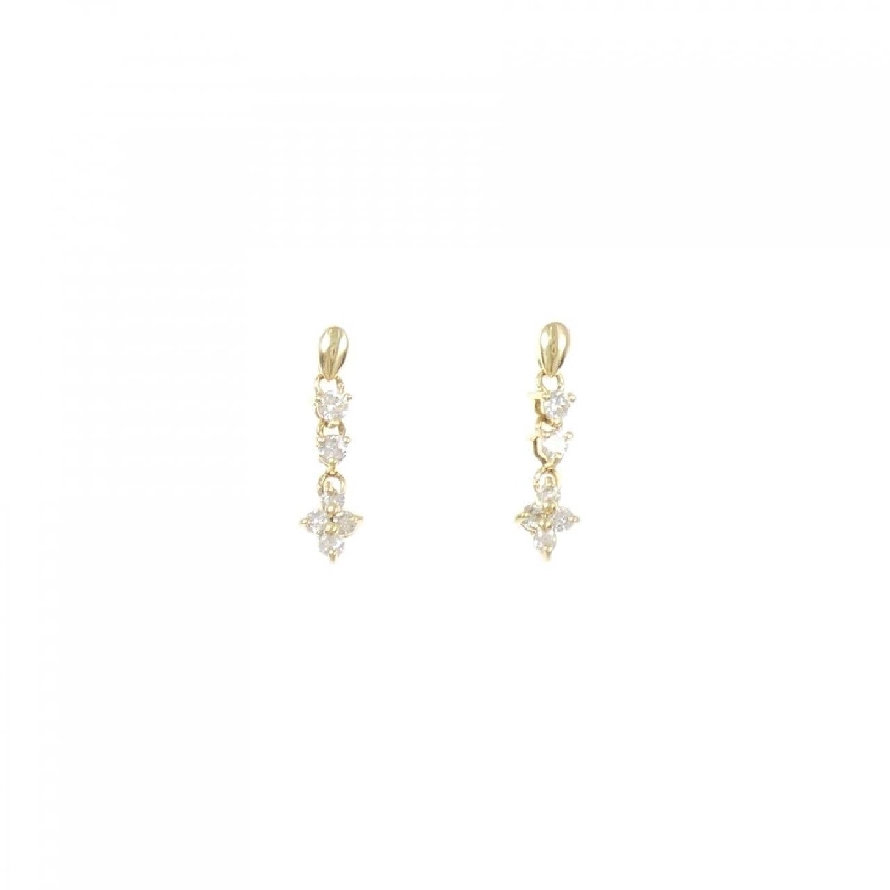 K18YG Bông tai kim cương 0.30CT - Hàng hiệu Chính hãng 865926