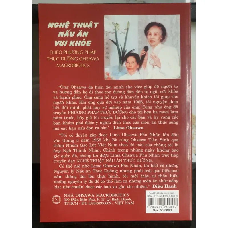 Sách Nghệ Thuật Nấu Ăn Vui Khỏe Theo Phương Pháp Thực Dưỡng Ohsawa – Diệu Hạnh mới 90% 674774