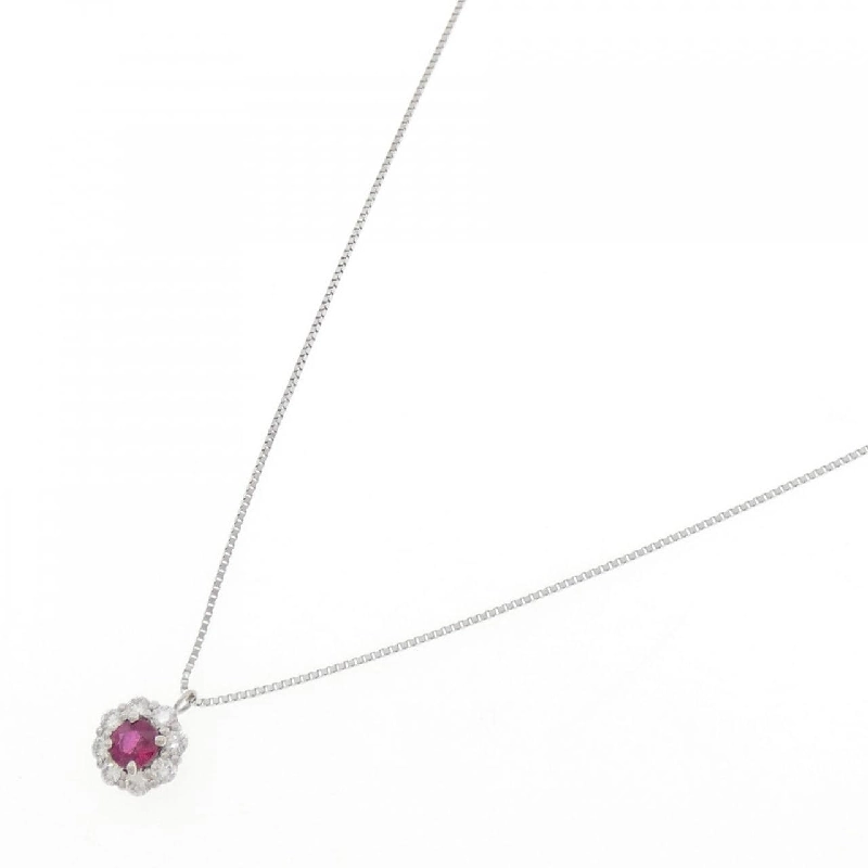 Dây chuyền ruby PT900/PT850 0.20CT - Hàng hiệu Chính hãng 859023
