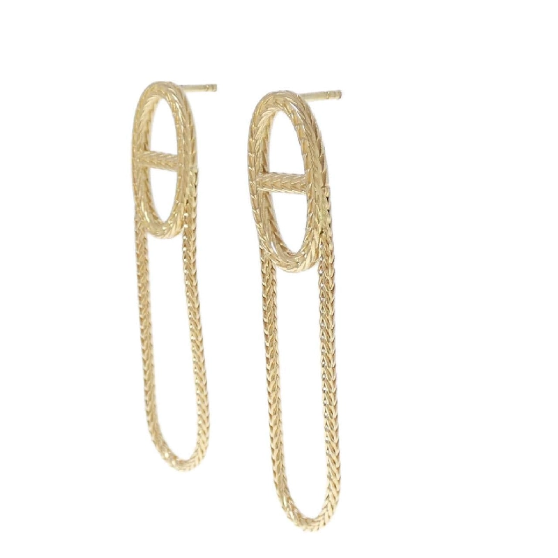 Bông tai Hermès Chaine d'Ancre Danae - Hàng hiệu Authentic 845028