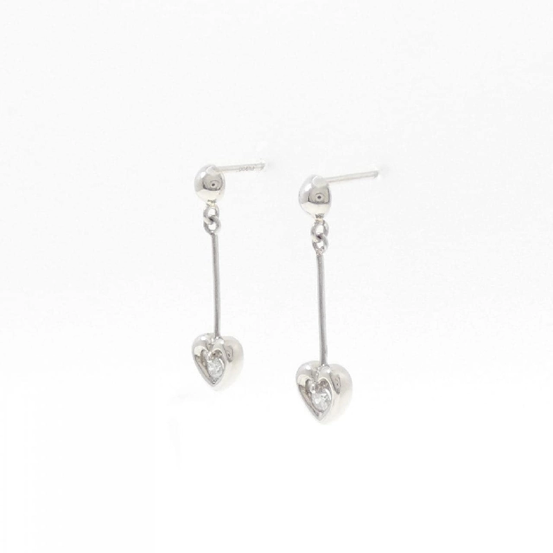 Bông tai kim cương hình trái tim PT900 0.10CT - Hàng hiệu chính hãng 868949