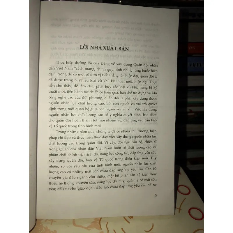 Phát triển nguồn nhân lực quân sự chất lượng cao đáp ứng yêu cầu hiện đại hoá QĐNDVN 756981
