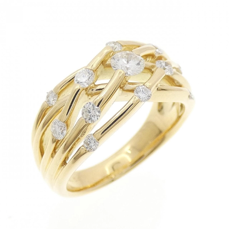 Nhẫn kim cương K18YG 0.54CT - Hàng hiệu Authentic 853472