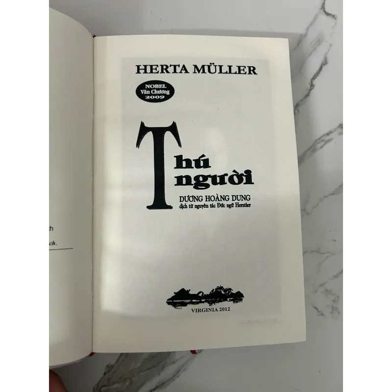 Thú người - Herta Müller - NOBEL VĂN CHƯƠNG 2009 779965