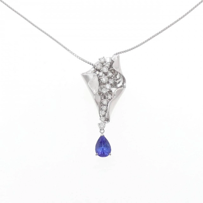 K18WG Đá Tanzanite Dây Chuyền 2.25CT - Hàng hiệu Chính hãng 858125