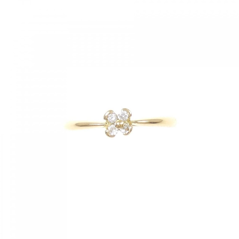 Nhẫn kim cương hoa K18YG 0.07CT - Hàng hiệu chính hãng 850921