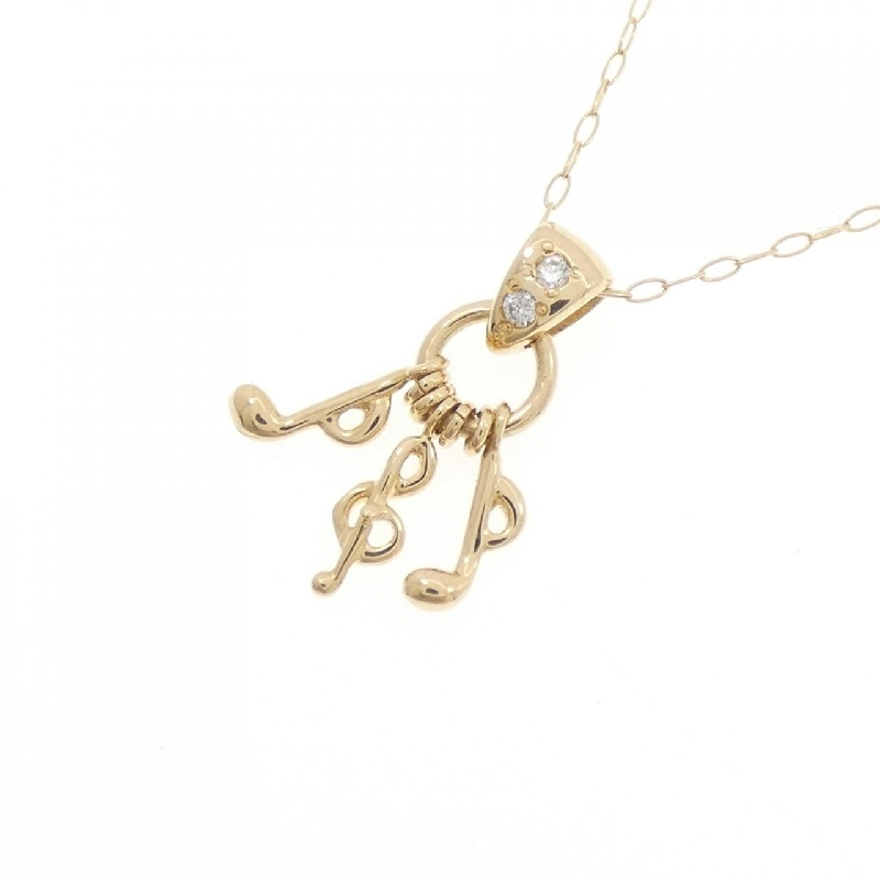 K18YG Diamond Necklace - Hàng hiệu Authentic 860677