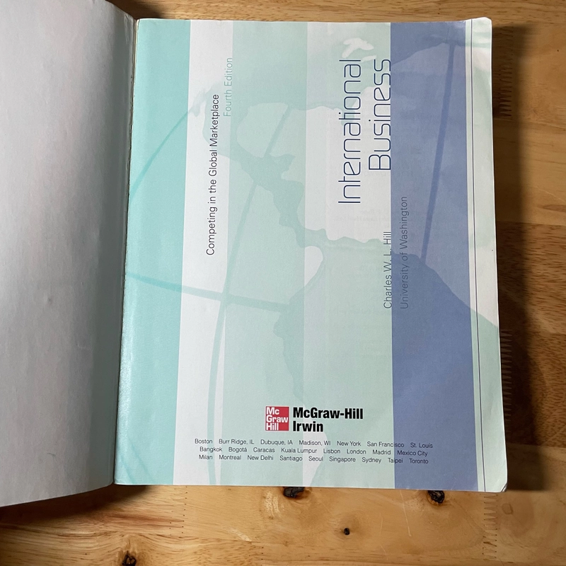 II International Business: Competing In The Global Marketplace - McGraw-Hill - 2003 469313