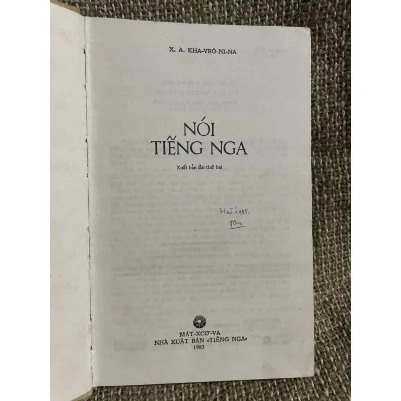 Nói tiếng Nga- sách in tại Nga ; 280 trang khổ nhỡ, bìa cứng  1024149