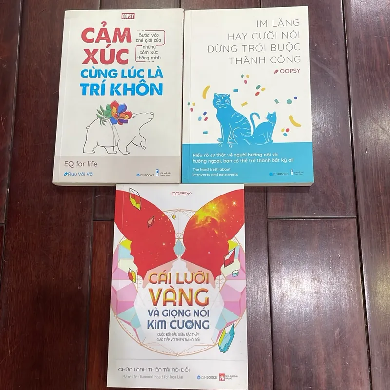 📚 COMBO OOPSY – CẢM XÚC & GIAO TIẾP 3 CUỐN | trí khôn kỹ năng sống tâm lý phát triển  1066884