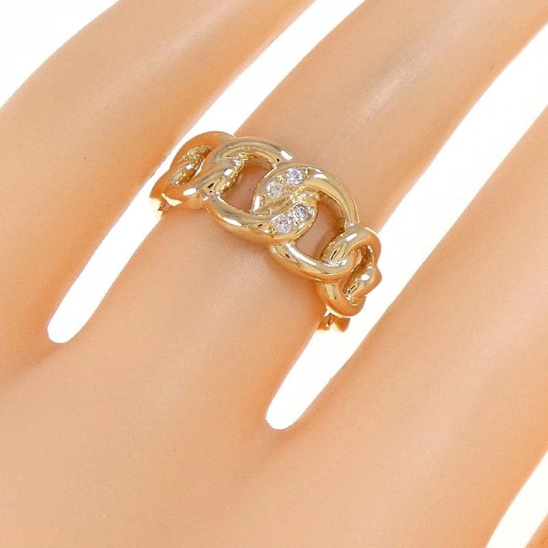 Nhẫn kim cương K18YG 670162