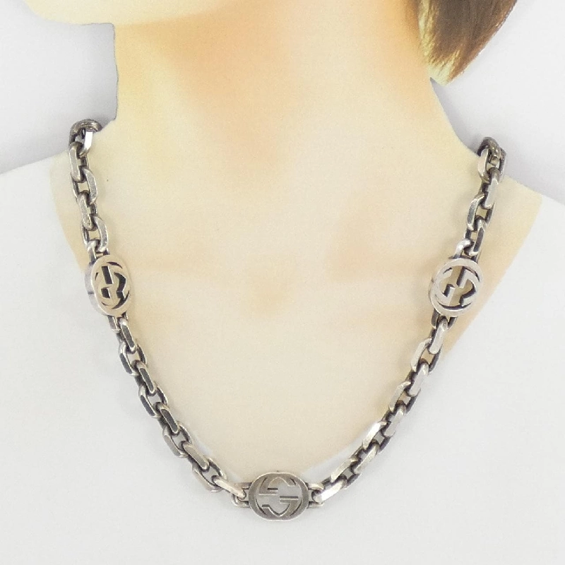Gucci dây chuyền Interlocking G - Hàng hiệu Authentic 843931