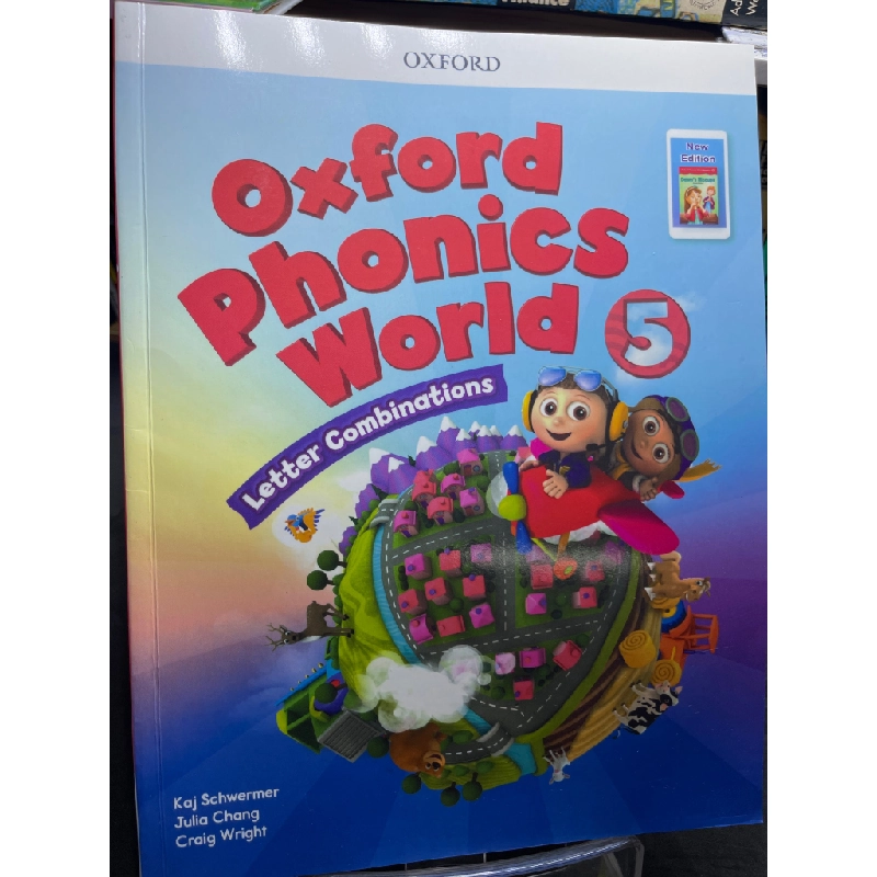 Oxford phonics world 5 letter combinations mới 90% Oxford HPB2505 SÁCH HỌC NGOẠI NGỮ 181192