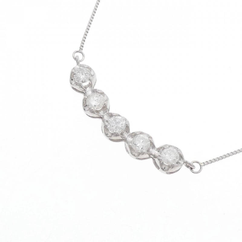 K18WG Dây chuyền kim cương 0.25CT - Hàng hiệu Chính hãng 860836