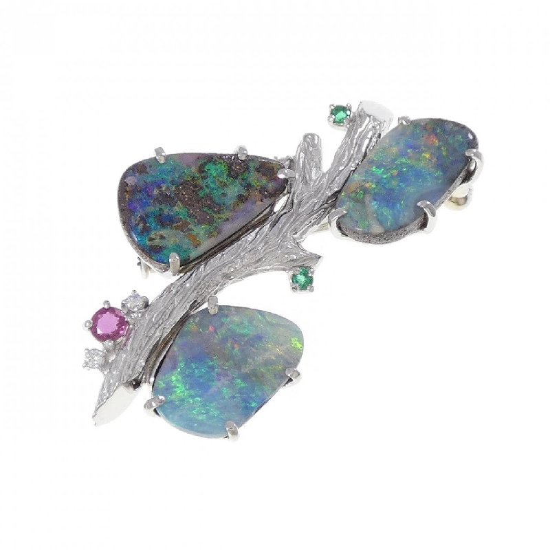 PT900/K14WG Đá màu Brooch 10.7CT - Hàng hiệu Chính hãng 873434