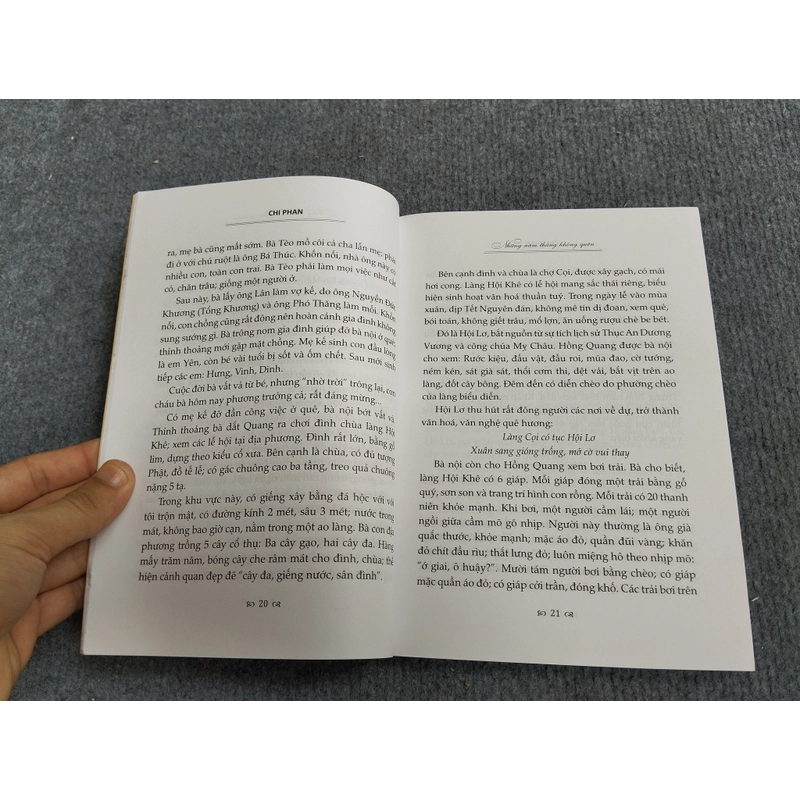 NHỮNG NĂM THÁNG KHÔNG QUÊN - CHI PHAN 469849
