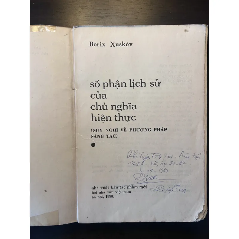 📖 Số phận lịch sử của chủ nghĩa hiện thực 625275