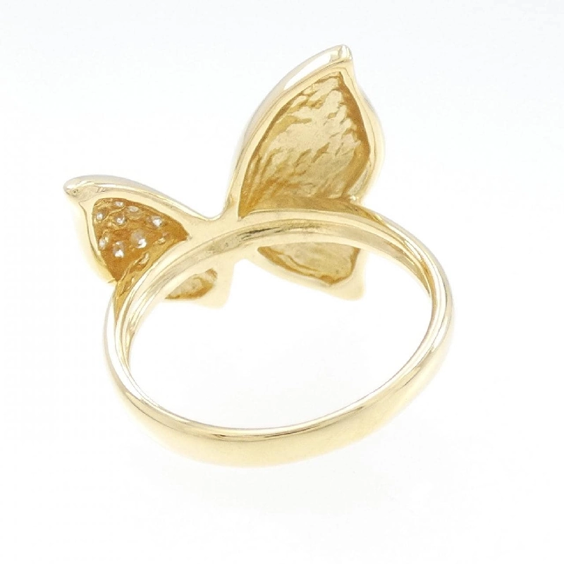 Nhẫn kim cương bướm K18YG 0.14CT 673413