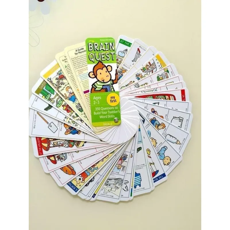 BRAIN QUEST 2 -6 Tuổi trọn bộ kèm file nghe, Bộ thẻ học thông minh của Mỹ 745688