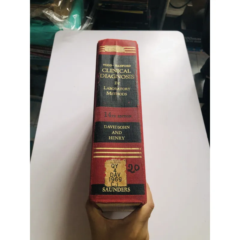 CLINICAL DIAGNOSIS BY LABORATORY METHODS (Todd – Sanford, Davisohn and Henry) 1969 721024