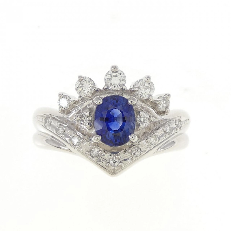 Nhẫn Sapphire PT900 0.71CT 673691