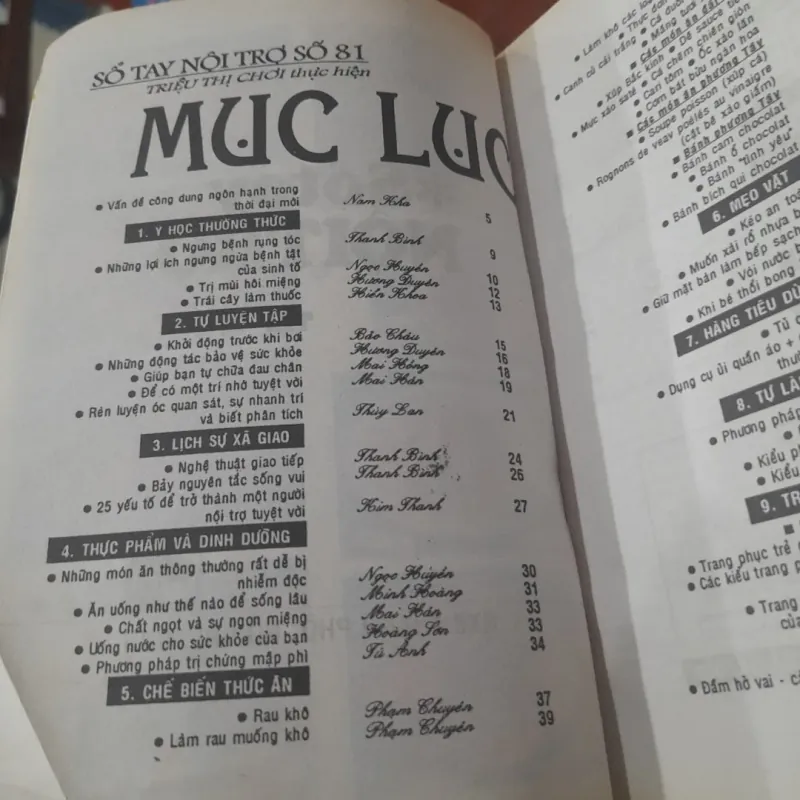 SỔ TAY NỘI TRỢ tập 81 928762