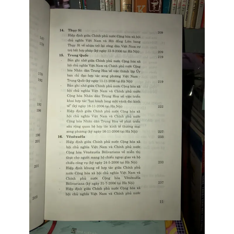 Niên giám các điều ước quốc tế nước Cộng hoà xã hội chủ nghĩa Việt Nam ký năm 2006  594562