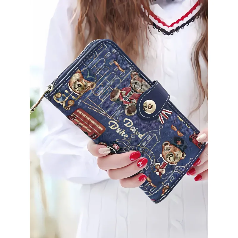 Ví Dài BEAR Nhiều Ngăn Đựng Thẻ - Hàng Quảng Châu 575135