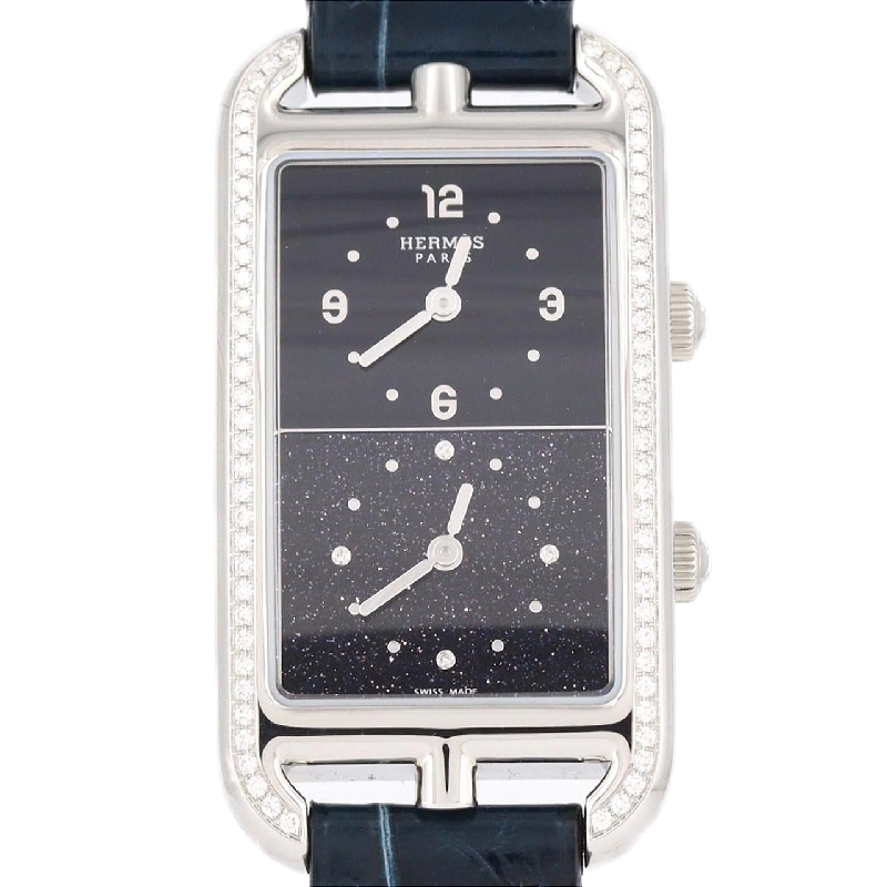 Hermès Nantucket Dual Time/D･4P NA3.230 SS Quartz - Hàng hiệu Chính hãng 876416