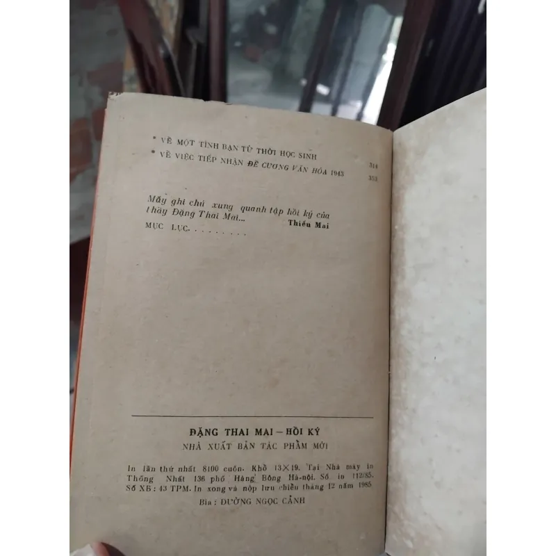 Hồi kí GS Đặng Thai Mai  933685