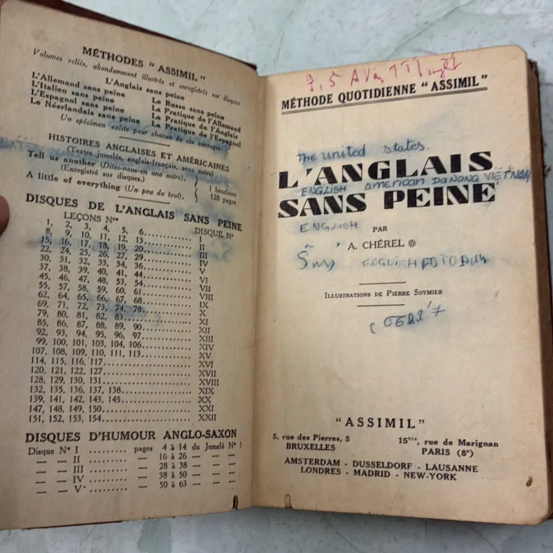 Sách học Tiếng Anh (L’angIais Sans Peine) 1005321
