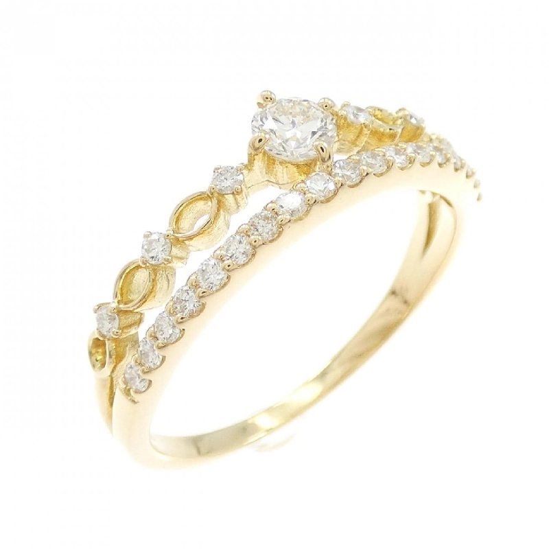 Nhẫn kim cương K18YG 0.40CT - Hàng hiệu Authentic 847022