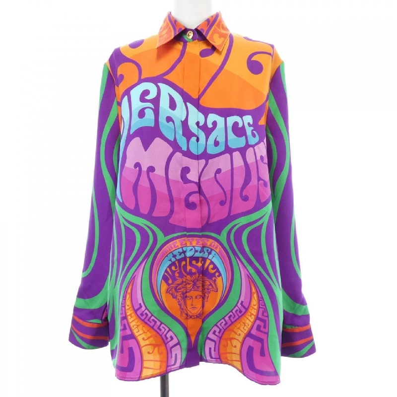 Versace VERSACE 1001360 1A02876 Áo Sơ Mi Ngắn Tay - Hàng hiệu Chính Hãng 815591