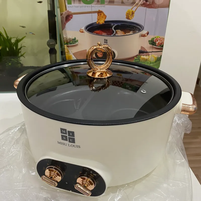 Nồi lẩu điện đa năng 2 ngăn Misu Louis 7L chưa qua sử dụng 572722