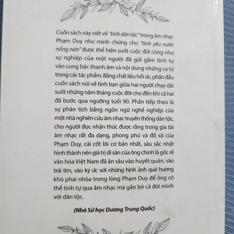 Tính dân tộc trong âm nhạc phạm duy và tình bạn Duy Khê | trần văn khê  1003709