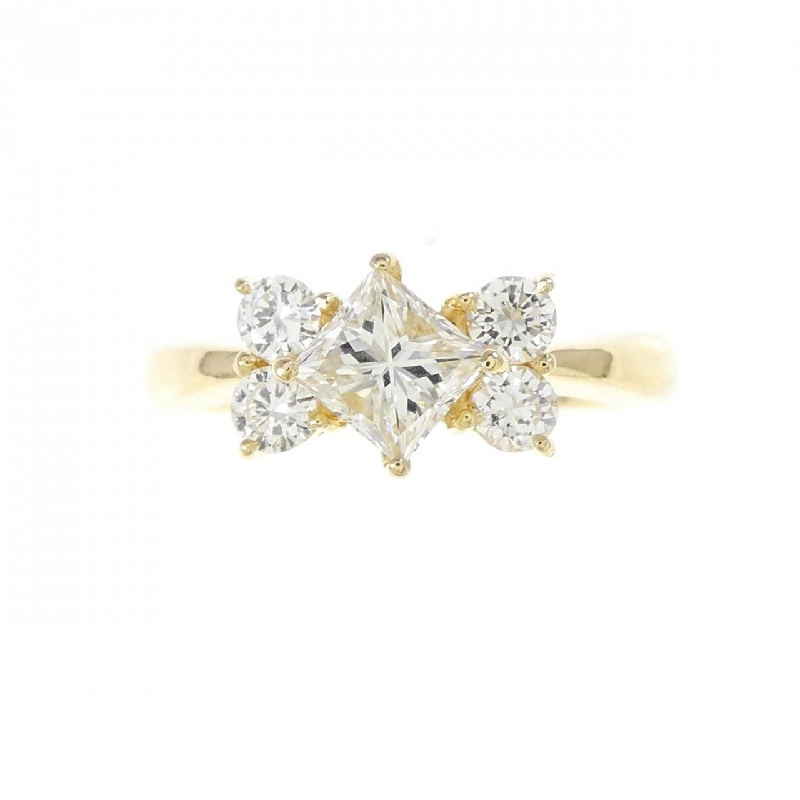 Nhẫn kim cương 750YG 0.55CT 668911