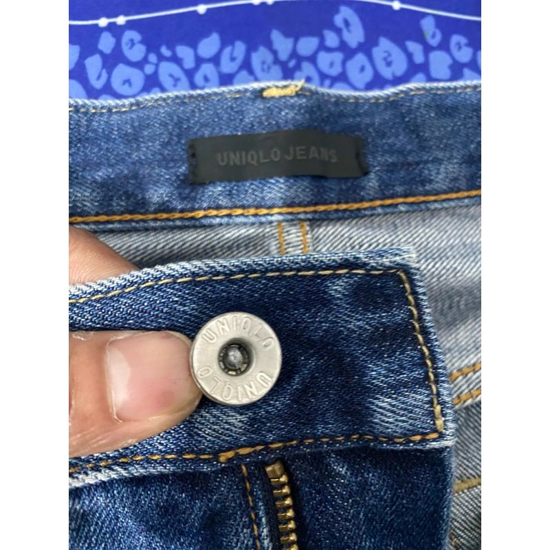 quần ống suông jeans Uniqlo. Chuẩn chính hãng số3  531021