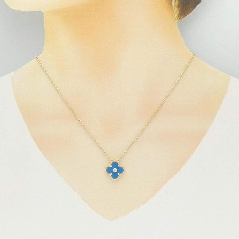 Vòng cổ Van Cleef & Arpels Vintage Alhambra - Hàng hiệu Authentic 843126