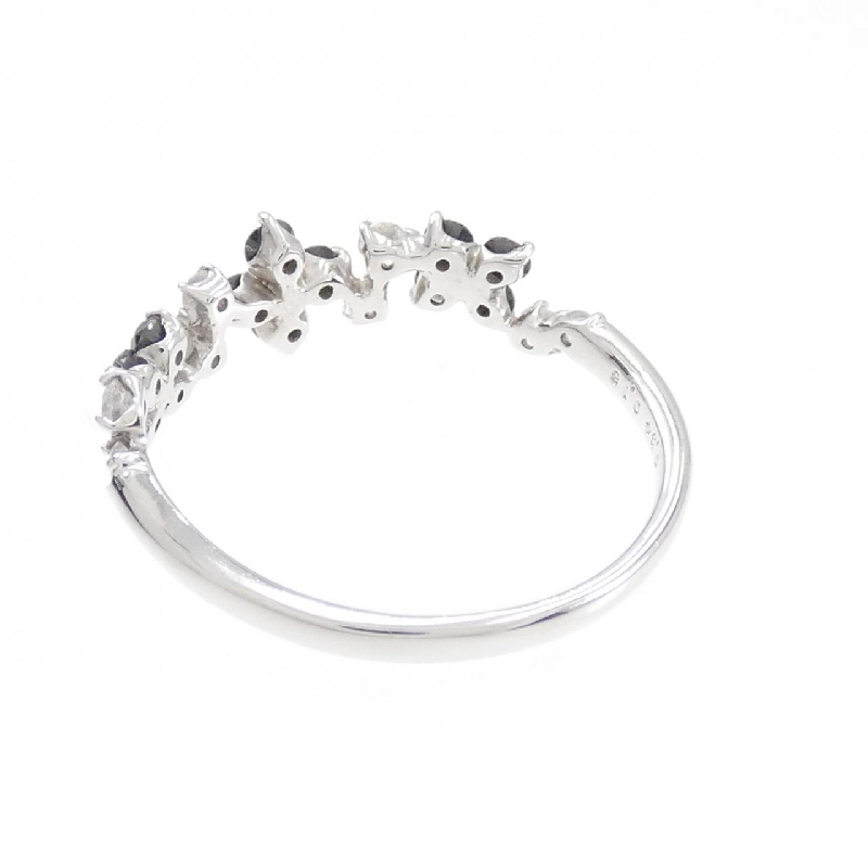 Nhẫn kim cương hoa K18WG 0.34CT 672631